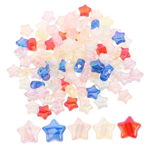 Veemoon 100 Stück Mini Fünf-punkte Stern Perlen Mattierte Spacer Lose Perlen für Armband Halskette Ohrringe DIY Schmuckherstellung Leicht und Kreativ Bunte Mischung Veemoon 100 Stück Mini Fünf-punkte Stern Perlen Mattierte Spacer Lose Perlen für Armband Halskette Ohrringe DIY Schmuckherstellung Leicht und Kreativ Bunte Mischung von Veemoon