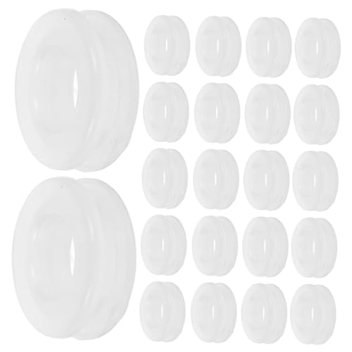 Veemoon 100 Stück Ohrstecker Polster für Empfindliche Ohren Hypoallergen Flexible Ohrhaken Pads Bequemes Ohrschmuck Zubehör für DIY Schmuckherstellung Langlebig und Rutschfest von Veemoon