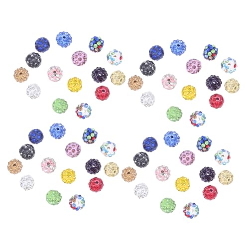 Veemoon 100 Stück Perlen Mit Diamanten Schmuck Für Reize Perlen Zum Basteln Diamantperle Abstandshalter Spacer Diy-bastelanhänger Armband Lose Perlen Armband Diy Perlen Polymer-ton Veemoon 100 Stück Perlen Mit Diamanten Schmuck Für Reize Perlen Zum Basteln Diamantperle Abstandshalter Spacer Diy-bastelanhänger Armband Lose Perlen Armband Diy Perlen Polymer-ton von Veemoon