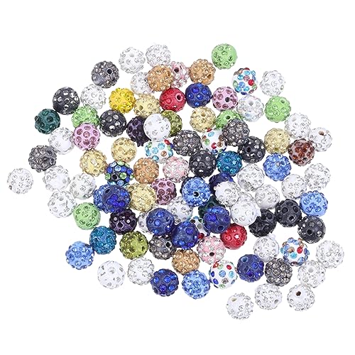 Veemoon 100 Stück Perlen mit Diamanten für Diamantperle Reize Spacer Rosa schmuckherstellung schmuck machen Geschenkideen Perlenarmband DIY-Bastelanhänger Armband lose Perlen Polymer-Ton Veemoon 100 Stück Perlen mit Diamanten für Diamantperle Reize Spacer Rosa schmuckherstellung schmuck machen Geschenkideen Perlenarmband DIY-Bastelanhänger Armband lose Perlen Polymer-Ton von Veemoon