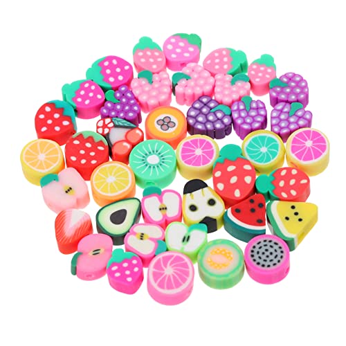 Veemoon 100 Stück Polymer Clay Perlen Bunte Obstdesigns für DIY Schmuck Bastelperlen für Armbänder und Dekorationen für Kreative Projekte Familie Veemoon 100 Stück Polymer Clay Perlen Bunte Obstdesigns für DIY Schmuck Bastelperlen für Armbänder und Dekorationen für Kreative Projekte Familie von Veemoon