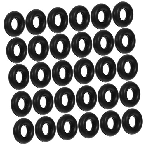 Veemoon 100 Stück Positionierungsring aus Silikon Silikonperle Charm-Armbandstopper Perlenringe Perlenförmige Silikonringe ring abstandshalter Silikonhalterperlen Kieselgel Schwarz Veemoon 100 Stück Positionierungsring aus Silikon Silikonperle Charm-Armbandstopper Perlenringe Perlenförmige Silikonringe ring abstandshalter Silikonhalterperlen Kieselgel Schwarz von Veemoon