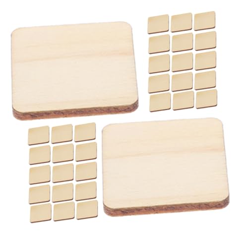 Veemoon 100 Stück Quadratische Holzscheiben Naturbelassen Blanko Holzstücke zum Basteln DIY Malen Handwerk Dekoration Zubehör Veemoon 100 Stück Quadratische Holzscheiben Naturbelassen Blanko Holzstücke zum Basteln DIY Malen Handwerk Dekoration Zubehör von Veemoon