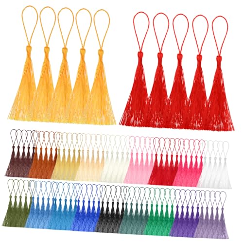 Veemoon 100 Stück Quasten Schlüsselanhänger Handwerksbehörden Taschenreihe Diy -lesezeichen Schlüssel Quaste Lesezeichen-quaste Lesezeichen Machen Kit Schlüsselbund Polyester Veemoon 100 Stück Quasten Schlüsselanhänger Handwerksbehörden Taschenreihe Diy -lesezeichen Schlüssel Quaste Lesezeichen-quaste Lesezeichen Machen Kit Schlüsselbund Polyester von Veemoon