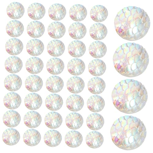 Veemoon 100 Stück Runde Flache Harz Cabochons Meerjungfrau Perlen für Diy Schmuck Basteln und Projekte Glitzernde Strasssteine Veemoon 100 Stück Runde Flache Harz Cabochons Meerjungfrau Perlen für Diy Schmuck Basteln und Projekte Glitzernde Strasssteine von Veemoon