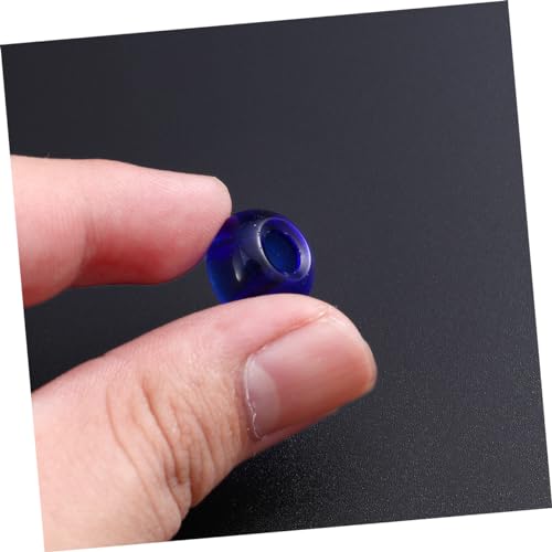 Veemoon 100 Stück Runde Glasperlen mit Großem Loch Bunte Facettierte Schmuckperlen für DIY Armbänder und Halsketten Europäischer Stil Glatte Oberfläche Bastelperlen für Schmuckherstellung Veemoon 100 Stück Runde Glasperlen mit Großem Loch Bunte Facettierte Schmuckperlen für DIY Armbänder und Halsketten Europäischer Stil Glatte Oberfläche Bastelperlen für Schmuckherstellung von Veemoon