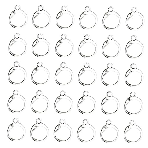 Veemoon 100 Stück Runde Kupferohrschnalle Ohrring Haken Anhänger Für Die Schmuckherstellung Runden Schlüssel Bausatz Plattiert Piercing Französisch Diy -schmuck Silver Veemoon 100 Stück Runde Kupferohrschnalle Ohrring Haken Anhänger Für Die Schmuckherstellung Runden Schlüssel Bausatz Plattiert Piercing Französisch Diy -schmuck Silver von Veemoon
