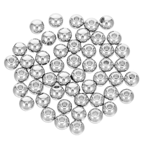 Veemoon 100 Stück Runde Spacer Perlen Loch Nahtlose Glatte Metallperlen für Diy Schmuckherstellung Armbänder und Bastelprojekte Veemoon 100 Stück Runde Spacer Perlen Loch Nahtlose Glatte Metallperlen für Diy Schmuckherstellung Armbänder und Bastelprojekte von Veemoon
