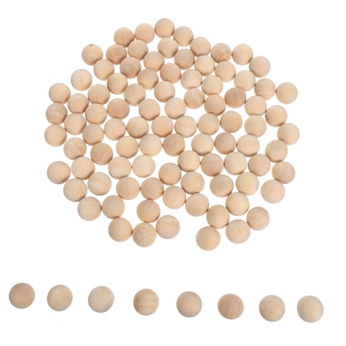 Veemoon 100 Stück Runde Unbearbeitete Holzkugeln Ohne Loch Natürliche Holzperlen Zum Basteln DIY Dekoration Glatte Unvollendete Holzrundlinge Für Schmuck Und Heimdeko Veemoon 100 Stück Runde Unbearbeitete Holzkugeln Ohne Loch Natürliche Holzperlen Zum Basteln DIY Dekoration Glatte Unvollendete Holzrundlinge Für Schmuck Und Heimdeko von Veemoon