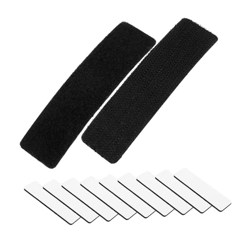 Veemoon 100 Stück Sofahalter -Klettverschlussgurt Multifunktionales Klebeband selbstklebende Ersatzstreifen Klebebänder für den Haushalt Klebestreifen befestigen Polyester Schwarz Veemoon 100 Stück Sofahalter -Klettverschlussgurt Multifunktionales Klebeband selbstklebende Ersatzstreifen Klebebänder für den Haushalt Klebestreifen befestigen Polyester Schwarz von Veemoon