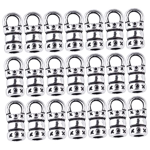 Veemoon 100 Stück Teiliges DIY Schmuckverbinder aus Legierung in Antiksilber Strapazierfähige Verschlüsse für Lederbänder und Armbänder Geeignet für Halsketten Schlüsselanhänger und Veemoon 100 Stück Teiliges DIY Schmuckverbinder aus Legierung in Antiksilber Strapazierfähige Verschlüsse für Lederbänder und Armbänder Geeignet für Halsketten Schlüsselanhänger und von Veemoon