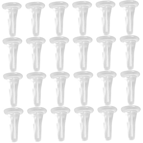 Veemoon 100 Stück Teiliges Transparente Weiche Kunststoff Ohrring Verschlüsse Langlebige Ohrstecker Stopper Flexible Rutsch Ohrschmuck Rücken für DIY Schmuck und Ersatz Veemoon 100 Stück Teiliges Transparente Weiche Kunststoff Ohrring Verschlüsse Langlebige Ohrstecker Stopper Flexible Rutsch Ohrschmuck Rücken für DIY Schmuck und Ersatz von Veemoon