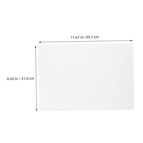 Veemoon 100 Stück Weiße Schaumstoffplatten Printmaking Supplies Bastelplatten für Scrapbooking DIY Kunstprojekte Schulfoamboard für individuelles Gestalten von Veemoon