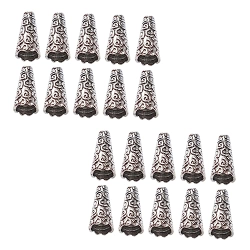 Veemoon 100 Stück Zinklegierung Perlenkappen Durable Blumen Perlenkappen für DIY Schmuckherstellung Kreative Zubehörteile für Armbänder und Bastelprojekte Veemoon 100 Stück Zinklegierung Perlenkappen Durable Blumen Perlenkappen für DIY Schmuckherstellung Kreative Zubehörteile für Armbänder und Bastelprojekte von Veemoon