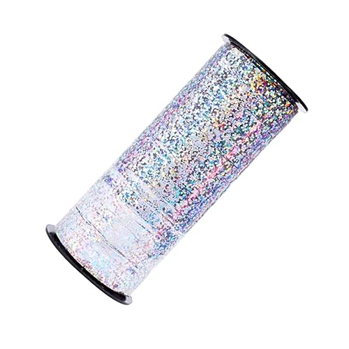 Veemoon 100 Yards Glitzer Geschenkband in Metallic Silber – Perfekt Für Partys - Festivals - Blumenarrangements Und Kreative Handwerksprojekte 5 Mm Breite Veemoon 100 Yards Glitzer Geschenkband in Metallic Silber – Perfekt Für Partys - Festivals - Blumenarrangements Und Kreative Handwerksprojekte 5 Mm Breite von Veemoon