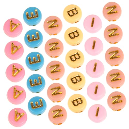 Veemoon 1000 Stück Bunte Buchstabenperlen Leichte Kunststoffperlen für DIY Schmuckherstellung Armbänder Halsketten Bastelperlen zum Auffädeln Vielseitig und Tragbar Zufällige Farbe Veemoon 1000 Stück Bunte Buchstabenperlen Leichte Kunststoffperlen für DIY Schmuckherstellung Armbänder Halsketten Bastelperlen zum Auffädeln Vielseitig und Tragbar Zufällige Farbe von Veemoon