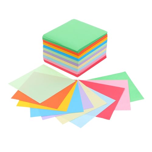 Veemoon 1000 Stück Doppelseitiges Origami Papier Quadratische Faltpapiere für Diy Kunsthandwerk Scrapbooking und Projekte von Veemoon