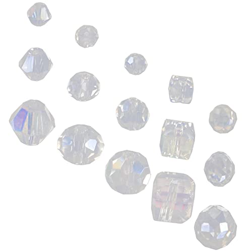 Veemoon 1000 Stück Glasperlen Set Spacer Perlen für DIY Schmuck Armbänder Bastelarbeiten für Kreative Designs und Handgemachte Dekorationen von Veemoon