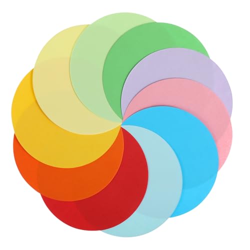 Veemoon 100Blätter Bastelset für Doppelseitiges Origami Papier Farben für DIY Scherenschnittkunst Bastelprojekte und Partydekoration von Veemoon