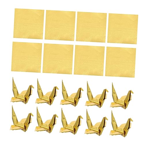 Veemoon 100Blätter Pearl Origami Papier Glänzend Einseitig Quadratisch DIY Kunstprojekte Bastelpapier für Falten von Kranichen und Herzen Goldfarben Veemoon 100Blätter Pearl Origami Papier Glänzend Einseitig Quadratisch DIY Kunstprojekte Bastelpapier für Falten von Kranichen und Herzen Goldfarben von Veemoon