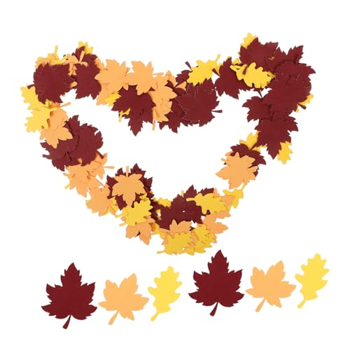 Veemoon 100Stücke Ahornblatt Konfetti für Thanksgiving Dekoration Interaktive Tischdeko für Herbstfeiern Langlebiges Papiermaterial Festliche für Partys und Anlässe Veemoon 100Stücke Ahornblatt Konfetti für Thanksgiving Dekoration Interaktive Tischdeko für Herbstfeiern Langlebiges Papiermaterial Festliche für Partys und Anlässe von Veemoon