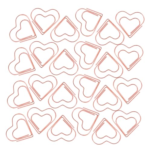 Veemoon 100Stücke Büroklammern Roségold Metall Lesezeichen Für Bürobedarf Schule Und Geschenkverpackungen Dekorative Mini Clips Für Notizen Und Kreative Projekte Veemoon 100Stücke Büroklammern Roségold Metall Lesezeichen Für Bürobedarf Schule Und Geschenkverpackungen Dekorative Mini Clips Für Notizen Und Kreative Projekte von Veemoon