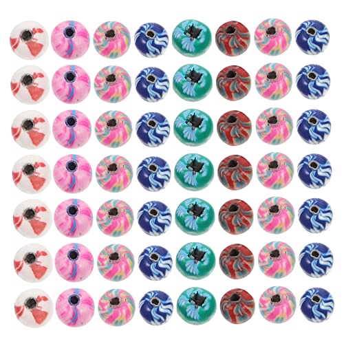 Veemoon 100Stücke Farbenfrohe DIY Handwerksperlen Polymer Runde Perlen für Armbänder und Schmuckherstellung Bastelset für Kreative Veemoon 100Stücke Farbenfrohe DIY Handwerksperlen Polymer Runde Perlen für Armbänder und Schmuckherstellung Bastelset für Kreative von Veemoon
