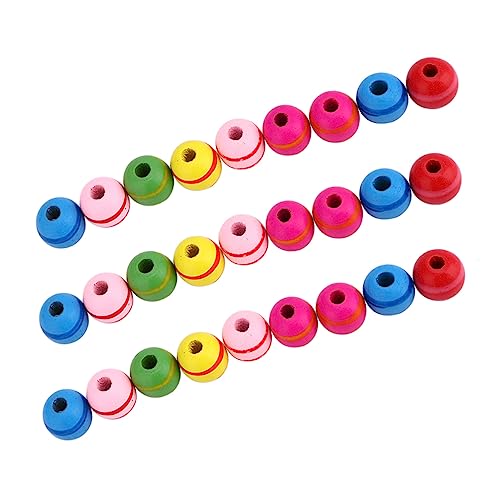 Veemoon 100Stücke Holzperlen Für DIY Basteln Glatte Oberfläche Für Schmuckherstellung Für Erwachsene Spacer Perlen Für Armbänder Und Ketten Veemoon 100Stücke Holzperlen Für DIY Basteln Glatte Oberfläche Für Schmuckherstellung Für Erwachsene Spacer Perlen Für Armbänder Und Ketten von Veemoon