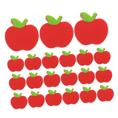 Veemoon 100Stücke Kawaii Radiergummis Apfel Design Entzückende Mini Radiergummis Für Lernspielzeug Geschenkideen Für Kindergeburtstage Und Kreative Bastelprojekte von Veemoon