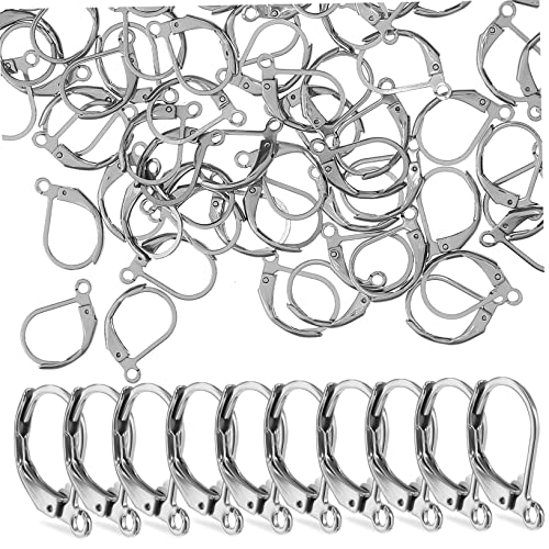 Veemoon 100Stücke Ohrringhaken DIY Schmuckherstellung Rostfrei Hypoallergen Für Dangle Ohrringe Weihnachten von Veemoon
