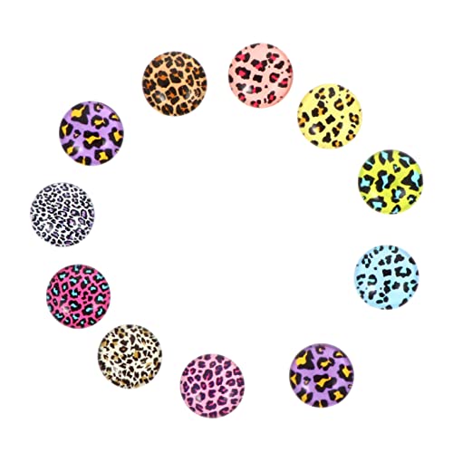 Veemoon 100Stücke Patches für DIY Schmuck Edelsteinglas Cabochons mit Leopardenmuster Dekoration für Ketten Kleidung und Kunsthandwerk Vielseitige Designs Veemoon 100Stücke Patches für DIY Schmuck Edelsteinglas Cabochons mit Leopardenmuster Dekoration für Ketten Kleidung und Kunsthandwerk Vielseitige Designs von Veemoon