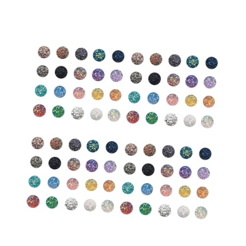 Veemoon 100Stücke Runde Resin Strass Glitzernde Farbige Flachrücken Rhinestones für Schmuckherstellung DIY Ohrringe und Armbänder Zufällige Farben Hochwertige Harz Dekoration Veemoon 100Stücke Runde Resin Strass Glitzernde Farbige Flachrücken Rhinestones für Schmuckherstellung DIY Ohrringe und Armbänder Zufällige Farben Hochwertige Harz Dekoration von Veemoon
