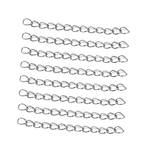 Veemoon 100Stücke Verlängerungsketten für DIY Schmuckherstellung Lange Ketten für Armbänder und Mehr Bastelprojekte Veemoon 100Stücke Verlängerungsketten für DIY Schmuckherstellung Lange Ketten für Armbänder und Mehr Bastelprojekte von Veemoon