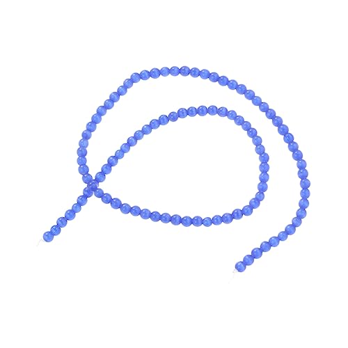 Veemoon 101Stück Edelsteinarmband Katzenaugen Perlen Royalblau Für DIY Schmuckherstellung Angenehm Zu Unisex von Veemoon