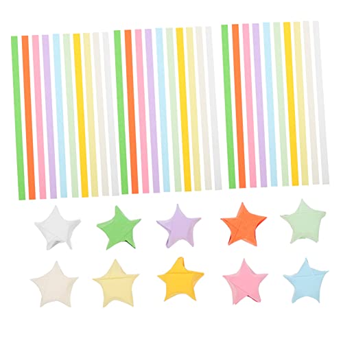 Veemoon 1030Blätter Sternstreifen DIY Origami Papier Farben Dekoratives Klapppapier Für Handarbeiten Bastelmaterial Für Projekte Und Festdekorationen von Veemoon