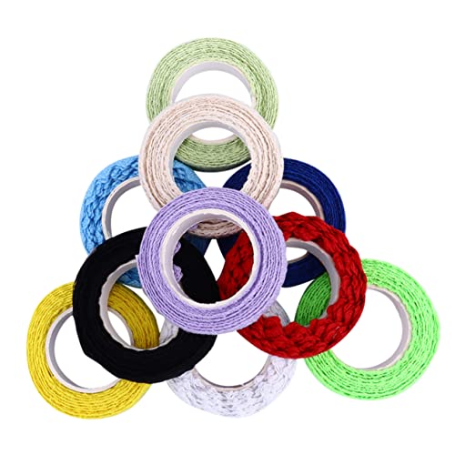 Veemoon 10Rollen Dekoratives Spitzenband À DIY Klebeband für und Bastelprojekte Langlebig für Hochzeiten und Feiertage von Veemoon