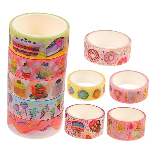 Veemoon 10Rollen Selbstklebende Washi Tapes Für DIY Und Scrapbooking Dekorative Klebebänder Für Tagebuch Fotoalbum Und Projekte Süßigkeiten Veemoon 10Rollen Selbstklebende Washi Tapes Für DIY Und Scrapbooking Dekorative Klebebänder Für Tagebuch Fotoalbum Und Projekte Süßigkeiten von Veemoon
