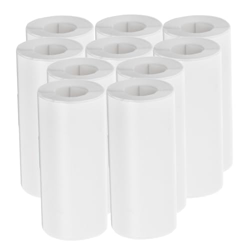 Veemoon 10Rollen Selbstklebendes Thermodruckpapier Für Sofortbildkameras Mini Foto Drucker Aufkleberpapier Für Taschendrucker Hochwertiges Etikettenpapier Für Kreative von Veemoon