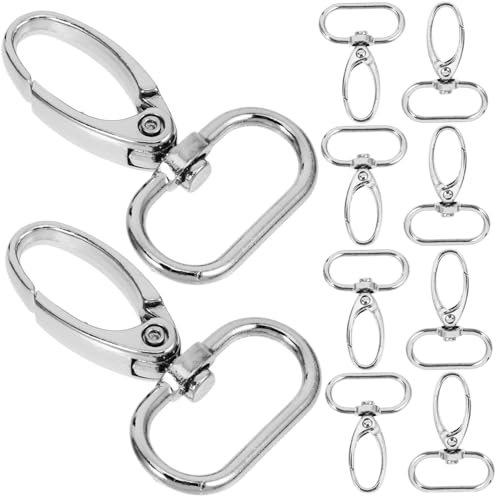 Veemoon 10Stücke Förmige Ringschnallen Verstellbare Schnallen Metall Abnehmbare Schnallen Für Handtaschen Rucksäcke Und Zubehör Langlebig Und Vielseitig Einsetzbar Veemoon 10Stücke Förmige Ringschnallen Verstellbare Schnallen Metall Abnehmbare Schnallen Für Handtaschen Rucksäcke Und Zubehör Langlebig Und Vielseitig Einsetzbar von Veemoon