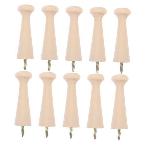 Veemoon 10Stücke Holzhaken Für Wandmontage Klammerregal Massivem Holz Aufhängemöglichkeiten Für Kleidung Und Accessoires Dekorative Wandnägel Für Flur Und Bad Veemoon 10Stücke Holzhaken Für Wandmontage Klammerregal Massivem Holz Aufhängemöglichkeiten Für Kleidung Und Accessoires Dekorative Wandnägel Für Flur Und Bad von Veemoon