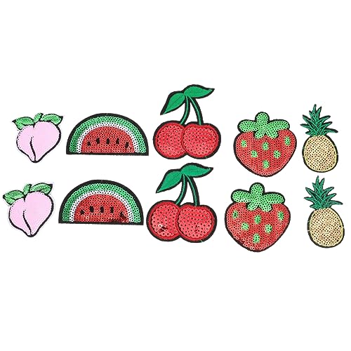 Veemoon 10Stücke Klebepatches Für Kleidung Pailletten Aufnäher Selbstklebende Applikationen Für Kinderbekleidung DIY Bastelzubehör Für Kleider Und Jeans von Veemoon