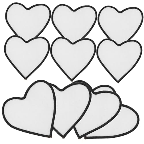 Veemoon 10Stücke Leere Sublimationsbügelpatches Für DIY Weiße Reparaturflecken Für Kleidung Dekorative Bügelbilder Zum Personalisieren Von Textilien Einfach Anzubringen Veemoon 10Stücke Leere Sublimationsbügelpatches Für DIY Weiße Reparaturflecken Für Kleidung Dekorative Bügelbilder Zum Personalisieren Von Textilien Einfach Anzubringen von Veemoon