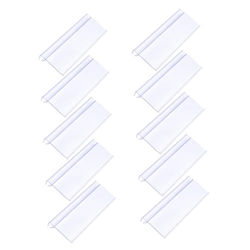 Veemoon 10Stücke Transparente Tag Inhaber Langlebige Preisanzeige Halter für Einzelhandel Supermarkt und Geschäfte Installieren für Etikettierung Veemoon 10Stücke Transparente Tag Inhaber Langlebige Preisanzeige Halter für Einzelhandel Supermarkt und Geschäfte Installieren für Etikettierung von Veemoon