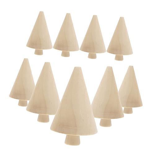 Veemoon 10Stücke Unvollendete DIY Holzbäume Kleine Baumstatuen Holz Unbemalte Bastelarbeiten für Dekoration für Gartendekorationen Veemoon 10Stücke Unvollendete DIY Holzbäume Kleine Baumstatuen Holz Unbemalte Bastelarbeiten für Dekoration für Gartendekorationen von Veemoon