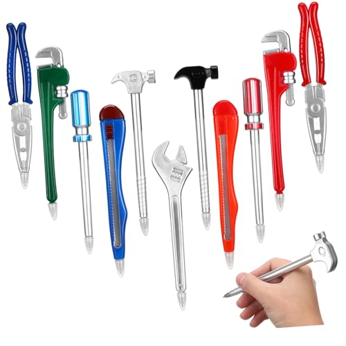 Veemoon 11 Stück Kugelschreiber Werkzeugform Ergonomisch Magnetische Spitze Kreative Schreibgeräte für Büro und Zuhause für Handwerker und DIY Enthusiasten Veemoon 11 Stück Kugelschreiber Werkzeugform Ergonomisch Magnetische Spitze Kreative Schreibgeräte für Büro und Zuhause für Handwerker und DIY Enthusiasten von Veemoon