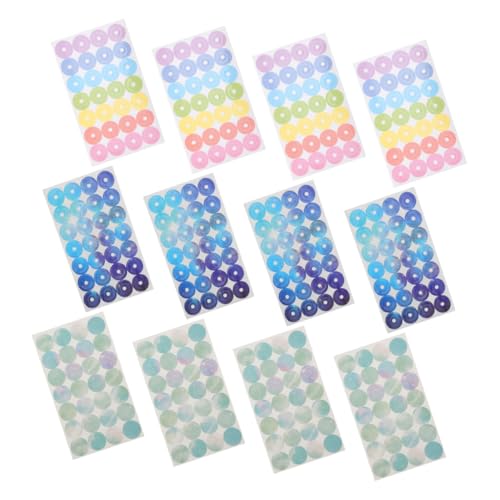 Veemoon 12 Blatt Schutzaufkleber Etiketten Loseblatt Gestanztes Papier Locher Aufkleber Verstärkungsaufkleber Veemoon 12 Blatt Schutzaufkleber Etiketten Loseblatt Gestanztes Papier Locher Aufkleber Verstärkungsaufkleber von Veemoon