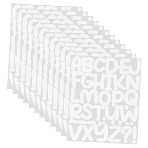 Veemoon 12 Blatt Teiliges Vinyl Buchstaben und Zahlenaufkleber Selbstklebend Haltbar Für Scrapbooking Journal Supplies Dekorative Alphabet Sticker Veemoon 12 Blatt Teiliges Vinyl Buchstaben und Zahlenaufkleber Selbstklebend Haltbar Für Scrapbooking Journal Supplies Dekorative Alphabet Sticker von Veemoon