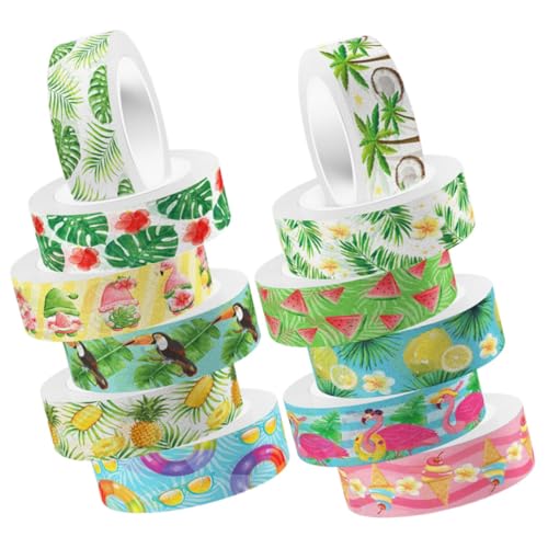 Veemoon 12 Rollen Grünes Washi Tape Dekorative DIY Klebebänder für Scrapbooking und Journaling für Bastelprojekte und Kreative Dekorationen Veemoon 12 Rollen Grünes Washi Tape Dekorative DIY Klebebänder für Scrapbooking und Journaling für Bastelprojekte und Kreative Dekorationen von Veemoon