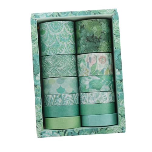 Veemoon 12 Rollen Teiliges Washi Tape Vintage-stil mit Verschiedenen Mustern Dekoratives Scrapbook Klebeband für DIY Handwerk Notizbücher Planer Geschenke Vielseitig für Feiern und Alltag von Veemoon