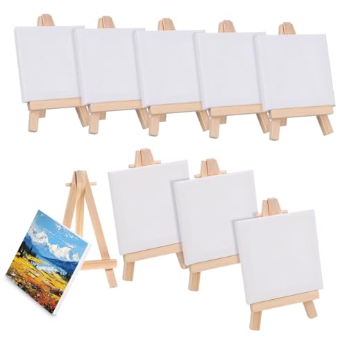 Veemoon 12 Sets Ölstaffeleien Für Mini Keilrahmen Maltafel Für Blanko Mini Künstlerleinwand Kleine Keilrahmen Kleinkinder Kleine Zeichenleinwand Tafel Weißer Bambus Veemoon 12 Sets Ölstaffeleien Für Mini Keilrahmen Maltafel Für Blanko Mini Künstlerleinwand Kleine Keilrahmen Kleinkinder Kleine Zeichenleinwand Tafel Weißer Bambus von Veemoon